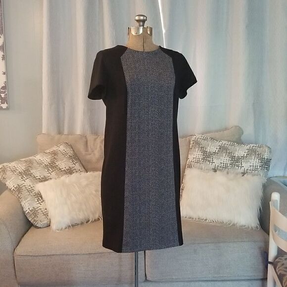 Michael Kors Gray and Black  Dress - Picture 4 of 11